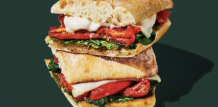 Starbucks Tomato & Mozzarella on Focaccia