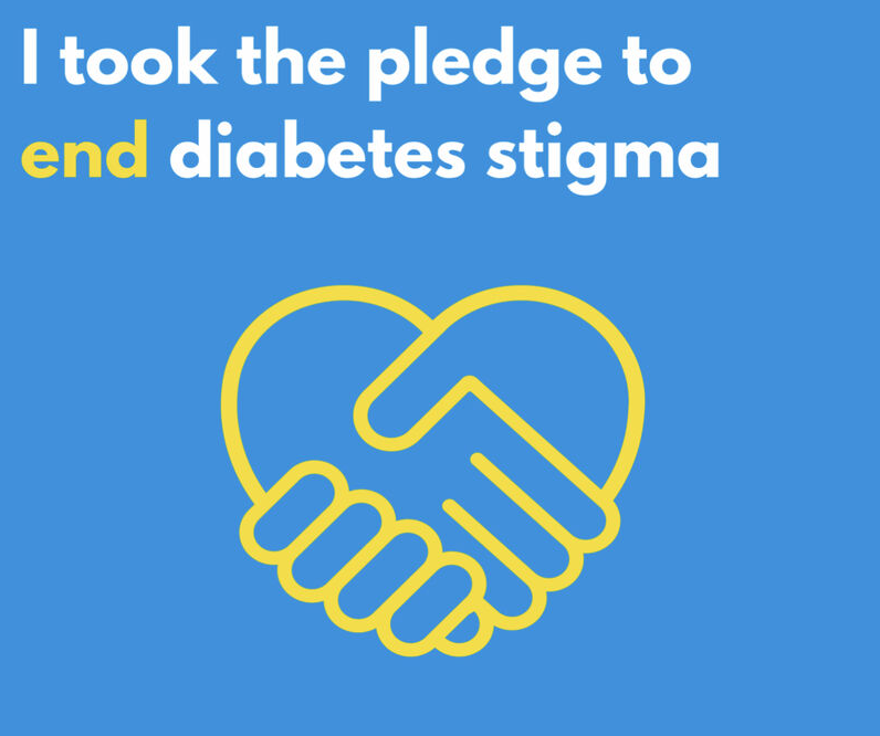 Pledge to end diabetes stigma