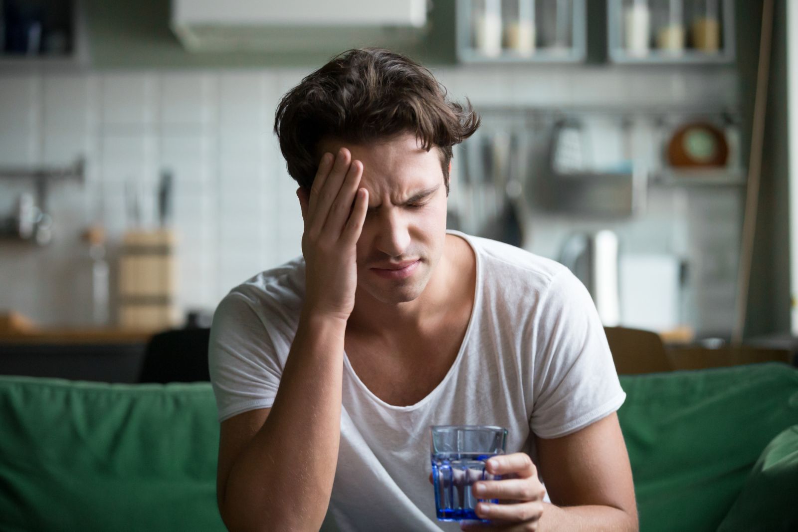 A man with diabetes experiences a low hangover