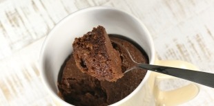 Microwave chocolate mug cake recipe
