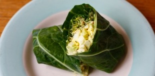 low carb collard wrap