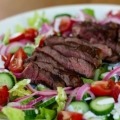 <p><em>For those days when you’ve got mouths to feed but it’s too hot to do any substantial cooking, turn to these crowd-pleasing yet carb-conscious dinner salads.</em></p>  <p><img alt="Steak Salad with Blue Cheese Dressing" src="/sites/default/files/ima
