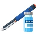 An insulin pen and vial 
